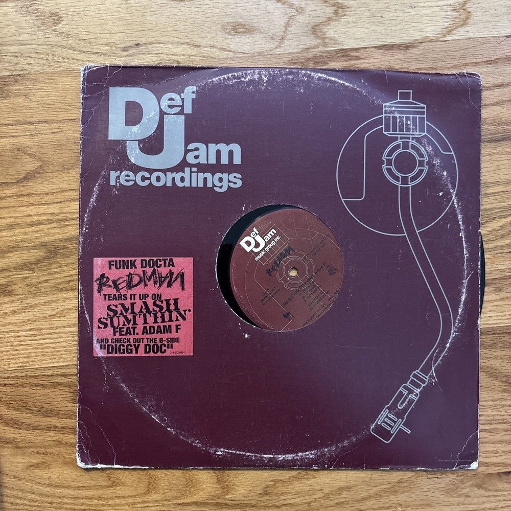 Funk Doctor Redman Smash Sumthin Diggy Doc Def Jam Vinyl Record 12 inch